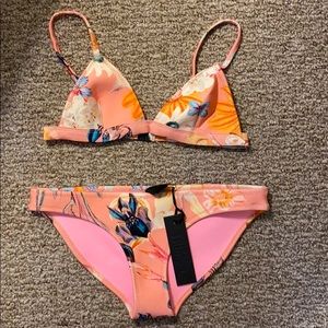 BNWT TRIANGL Pink Floral Bikini
